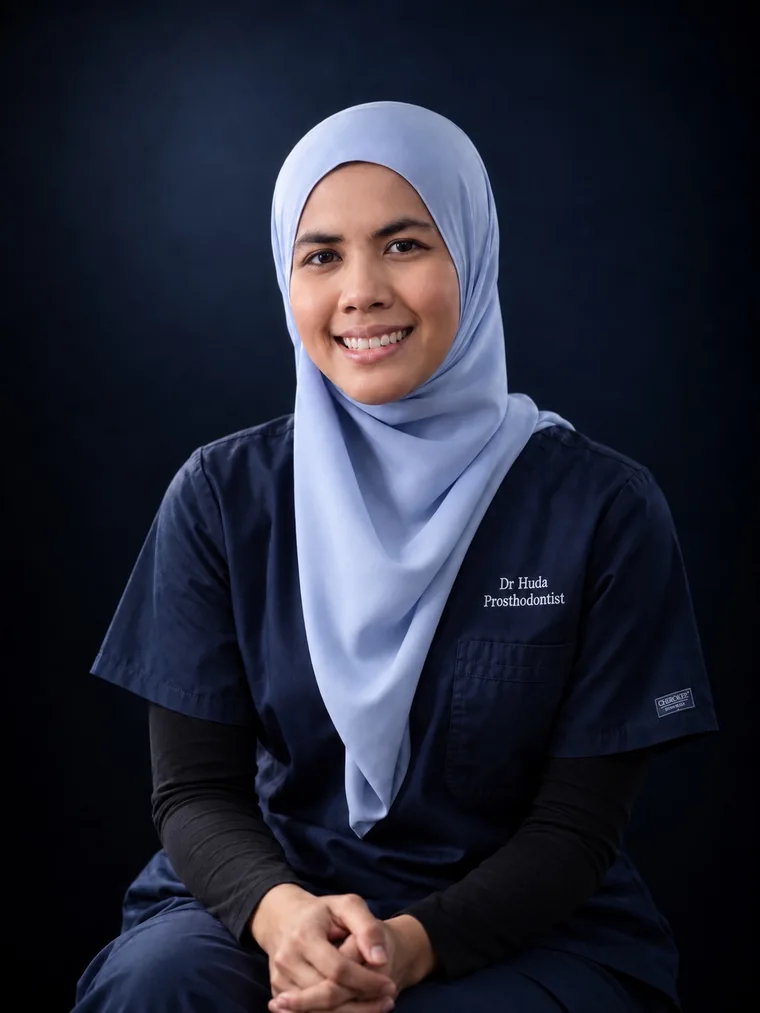 Dr Noor Huda Binti Ismail, Prosthodontist at Smiley Dental Surgery